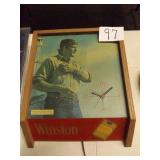 WINSTON ADV CLOCK, CLOCK WORKS,