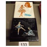 2 VINTAGE DOLL CASES