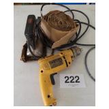 CARPET GLUE IRON & DEWALT D21008 3/8 VSR DRILL