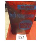 ALL STATE MOTOR OIL CAN