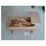 WOODEN BABY CRADLE