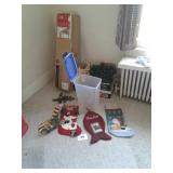 Christmas tree lighted Christmas decorations Etc