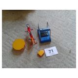 Barbie workout center exercise bike trampoline