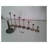 BRASS CANDLE HOLDERS