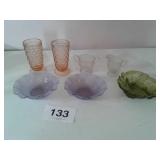 PINK DEPRESSION TEA GLASSES