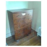 1940s 5 drawer chest of drawers