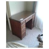 Mahogany knee hole desk