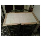 TABLE WITH 4 CHAIRS