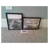 Two pictures of Ford Town USA Flora Illinois in