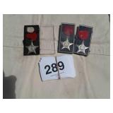 Three Clay County regulator badges