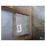 Small plates are stainless steel