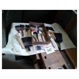 Assortment of paint brushes