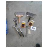 Drywall knives paint scrapers Etc