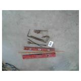 Levels advertising yardstick drawknife Etc