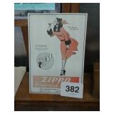 Zippo lighter tin sign