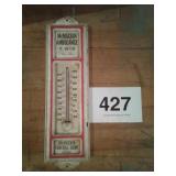 Advertising thermometer