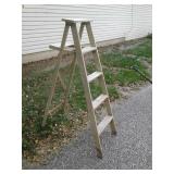 Wooden ladder