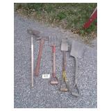 Shovels potato Fork concrete tool broad axe
