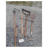 Shovel edger weed wackers