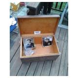 US Navy pictures with military trunk