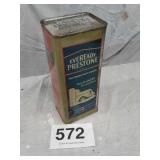 Eveready Prestone half gallon antifreeze can