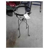 Wrought iron plant stand