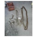 Log chains and Boomers in Milk crate