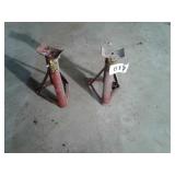 Set up jack stands