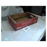 Old wooden Coca-Cola crate