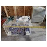 BIRD CAGE:EXHAUST VENT:YARD SPRINKLER