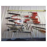 MAC TOOLS screwdrivers,ring pliers,