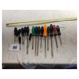 Snap on screwdrivers