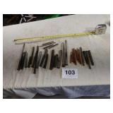 Punches chisels drift pins