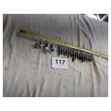 Snap on. 1/2. And 3/8. Drive