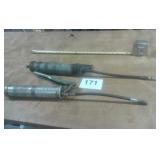 TWO GREASE GUNS