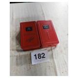 Two snap on drill bit sets