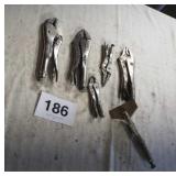 Vice grips welding pliers