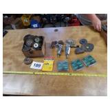 2 small CP air grinders with attachments