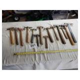 Auto body hammers, ball pein, Estwing, framing