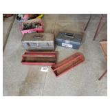 2 boxes and two totes