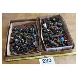 Brass hydraulic and aluminum fittings shut off