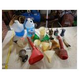 FUNNELS:OIL CANS:ETC.