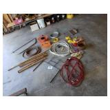 HAND SAW:EXTENSION CORD:AIR HOSE:CORD REEL