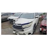 2015 TOYT HIGHLANDER 5TDKKRFH2FS103334 KEY/TITLE