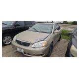 2006 Toyt Corolla 1NXBR32E06Z738998 Arrest/KEY KEY