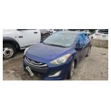 2013 Hyun Elantra KMHD35LE9DU057613 Abandoned