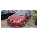 2012 Hyun Accent KMHCT5AE5CU00906 Accident KEY