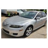 2008 MAZD M6 1YVHP80CX85M20204 KEY/TITLE