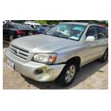2006 TOYT HIGHLANDER JTEGP21AX60124262 NO KEY