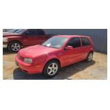 1999 VW Golf WVWBA31J0XW365526 Key./run/drive